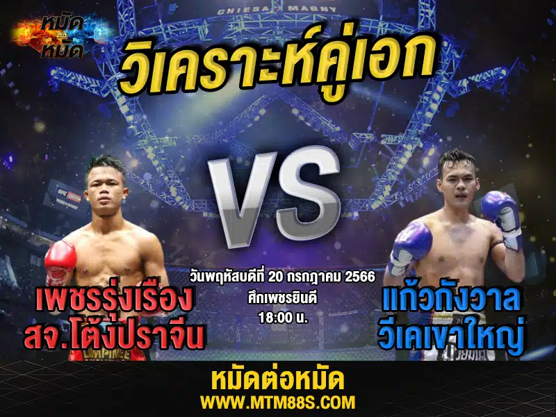 วิเคราะห์มวยวันนี้